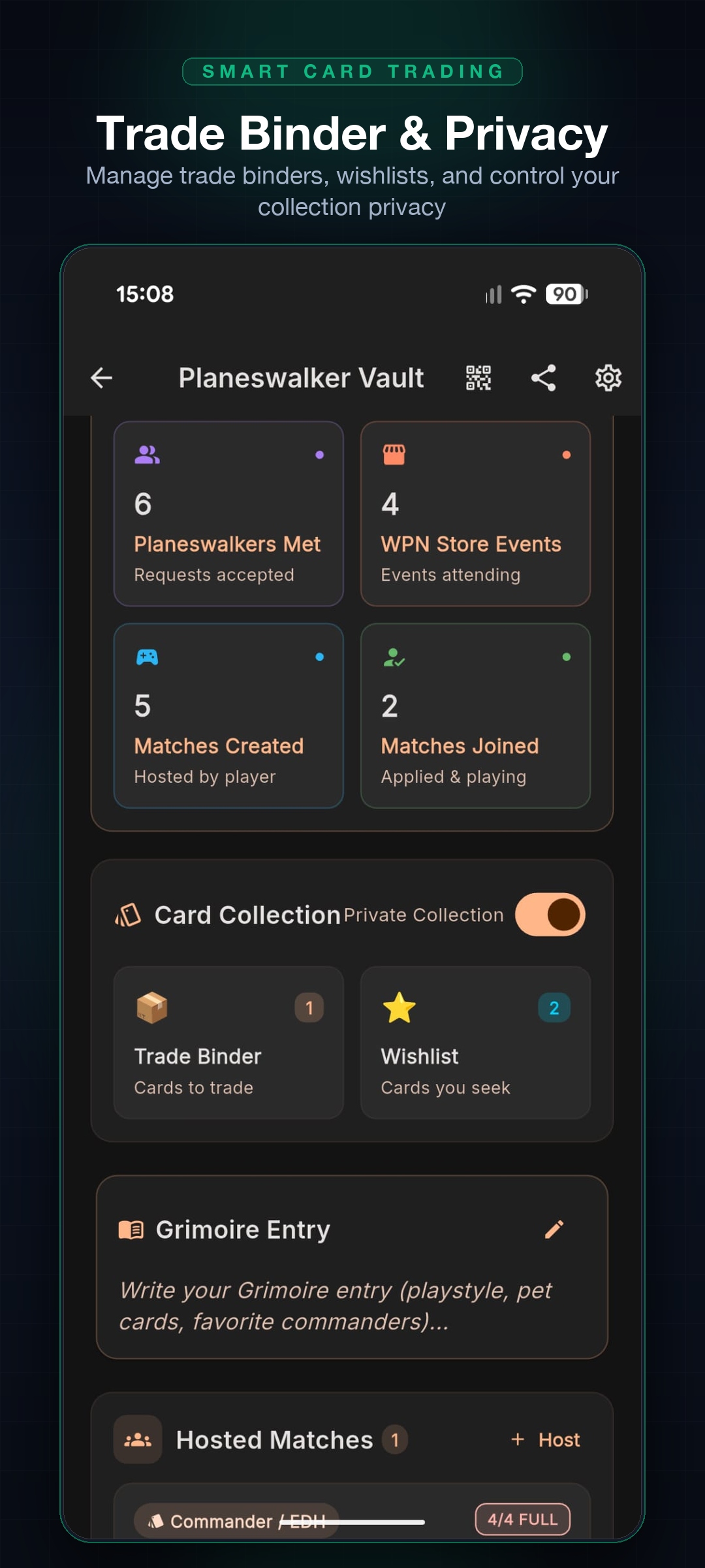 MTG Radar Smart Card Trading